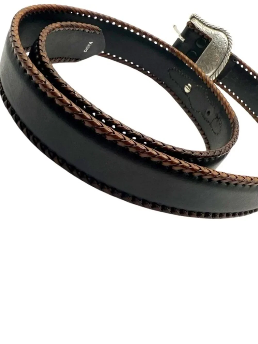 Nocona Women’s Leather‎ Braided Western Cowgirl Belt size 38